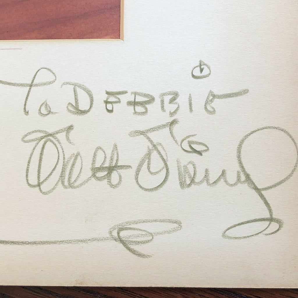 WALT DISNEY * JSA LOA Phil Sears * Pinocchio Signed Production Cel Autograph