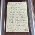 MAHATMA GANDHI * PSA/DNA * Autograph Handwritten Letter From Prison Signed