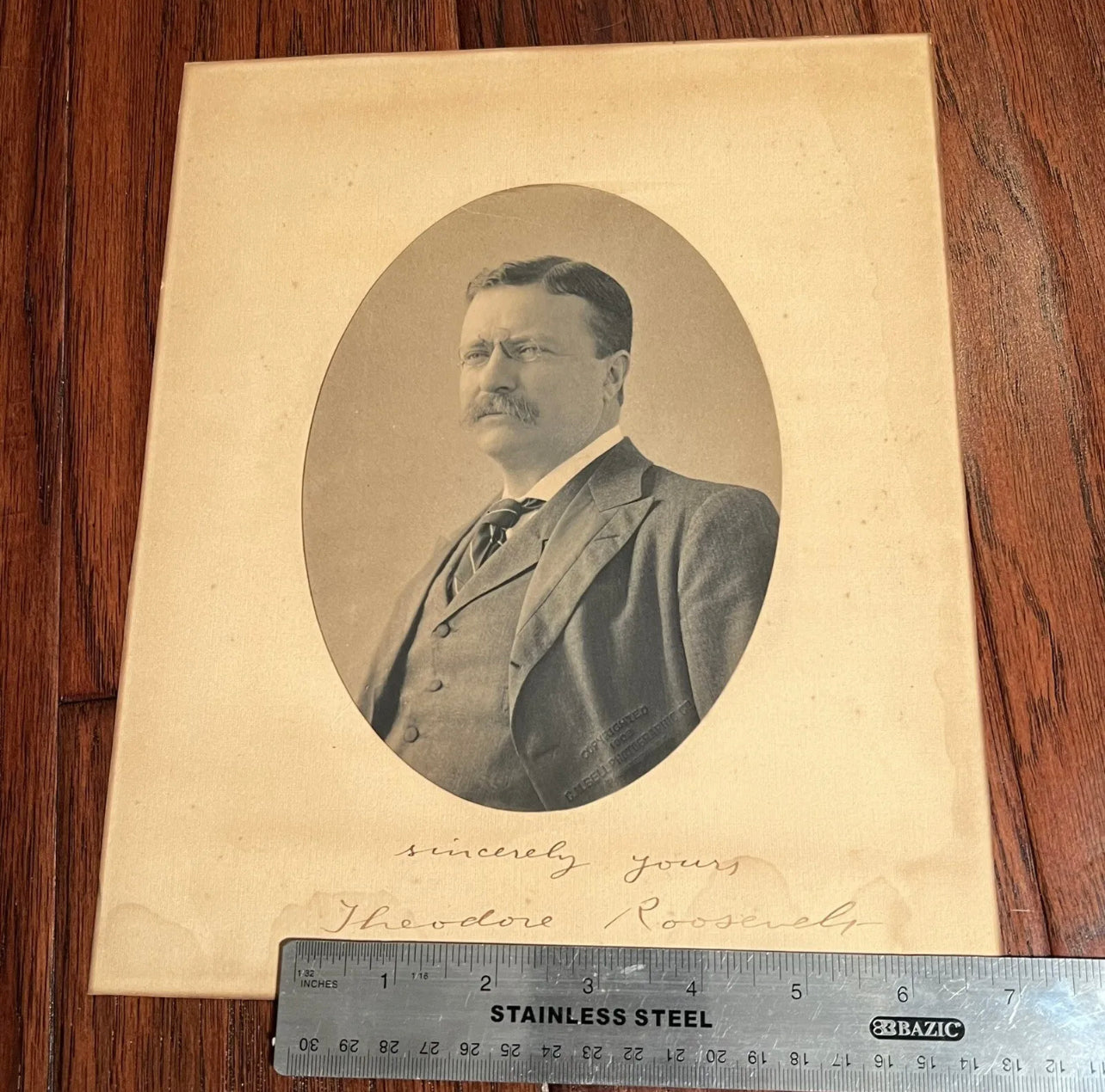 THEODORE ROOSEVELT * PSA/DNA * Photograph Portrait Signed as President Autograph