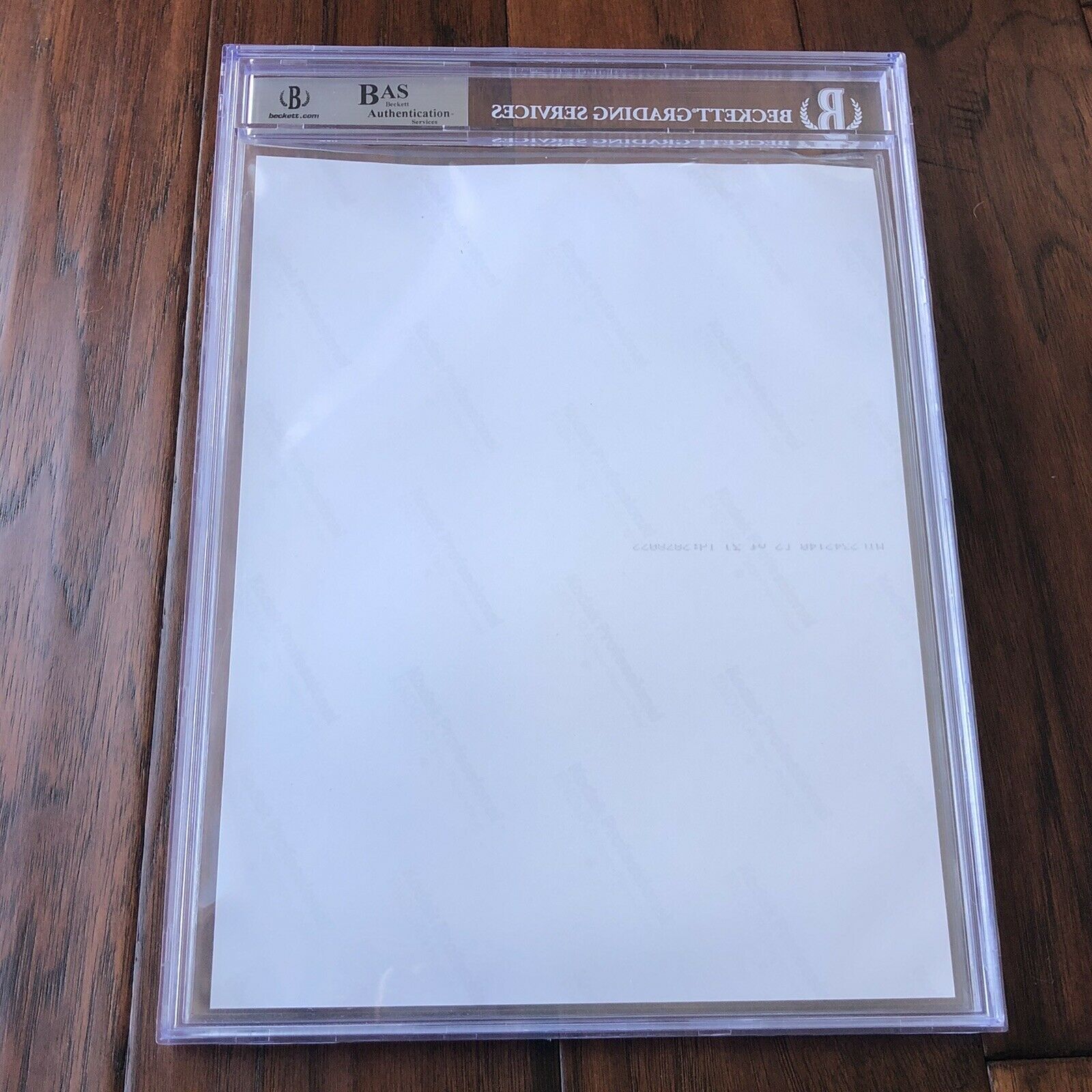 THE BEATLES * BAS Beckett Slab * Autograph Signed Cut Signatures * John Lennon