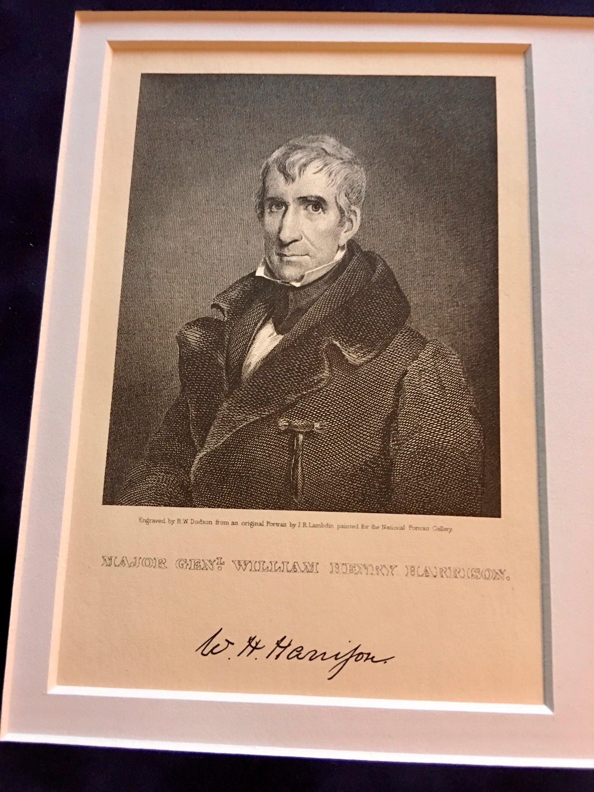 WILLIAM HENRY HARRISON * Rare AUTOGRAPH Note SIGNED * President Signature