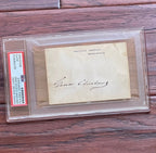 GROVER CLEVELAND * PSA/DNA Executive Mansion Autograph Card Signed as PRESIDENT