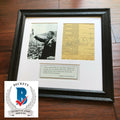 MARTIN LUTHER KING JR * BAS Beckett LOA * Hand Signed 1961 Speech Autograph *