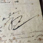 Napoleon Bonaparte * PSA/DNA Slabbed * Encapsulated Autograph Signed Document *