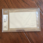 GEORGE W. BUSH * Beckett BAS * Signed Vintage Signature 3x5 Index Card Autograph