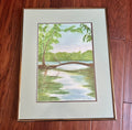 MICHAEL COLLINS * Nova Space COA * Original Watercolor Painting * Apollo 11
