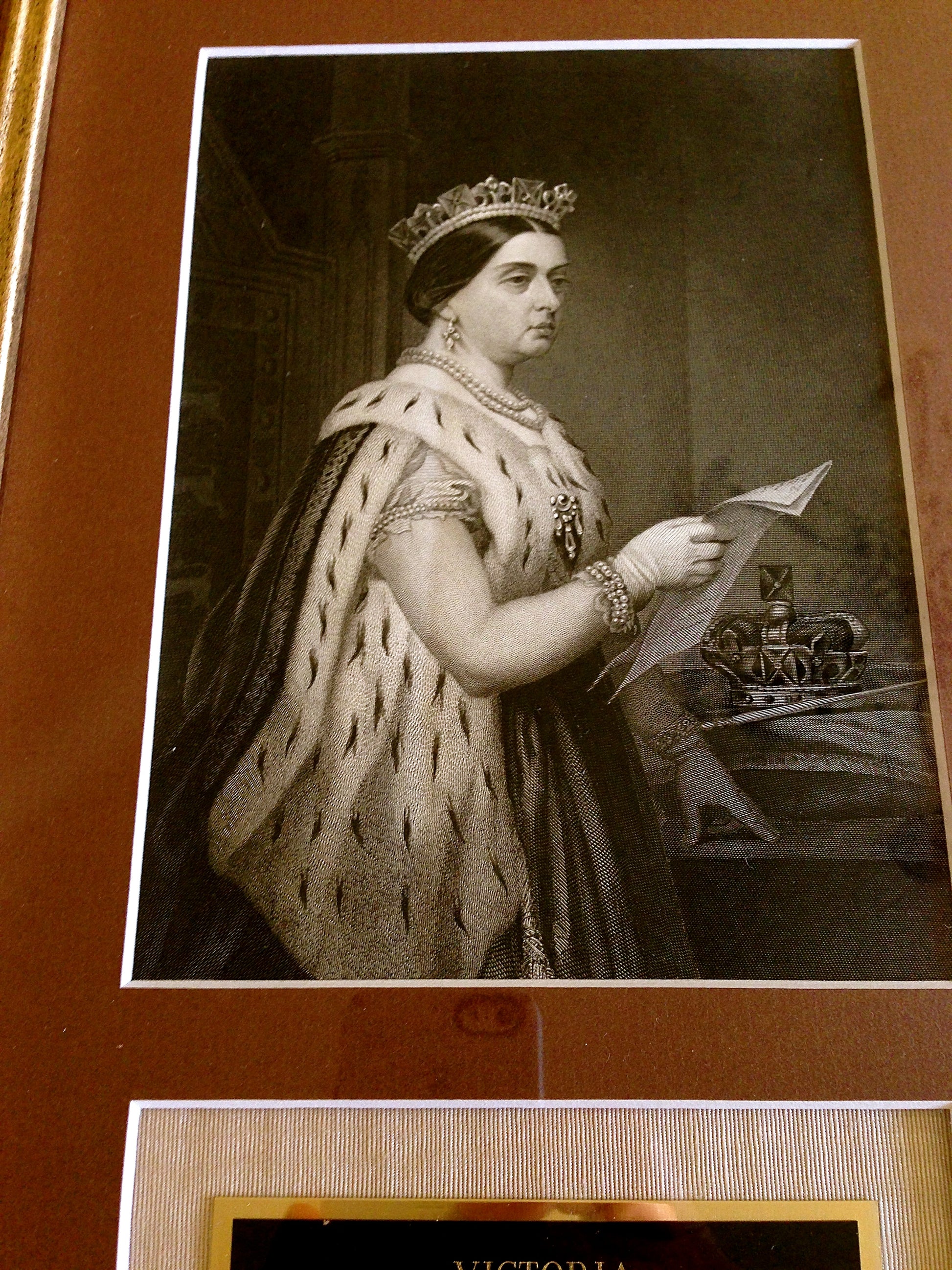 QUEEN VICTORIA * HAND SIGNED Envelope * Autographed "The Queen" * WAX SEAL