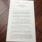 GERALD FORD * JSA LOA * Inauguration Speech Autograph Typescript Signed