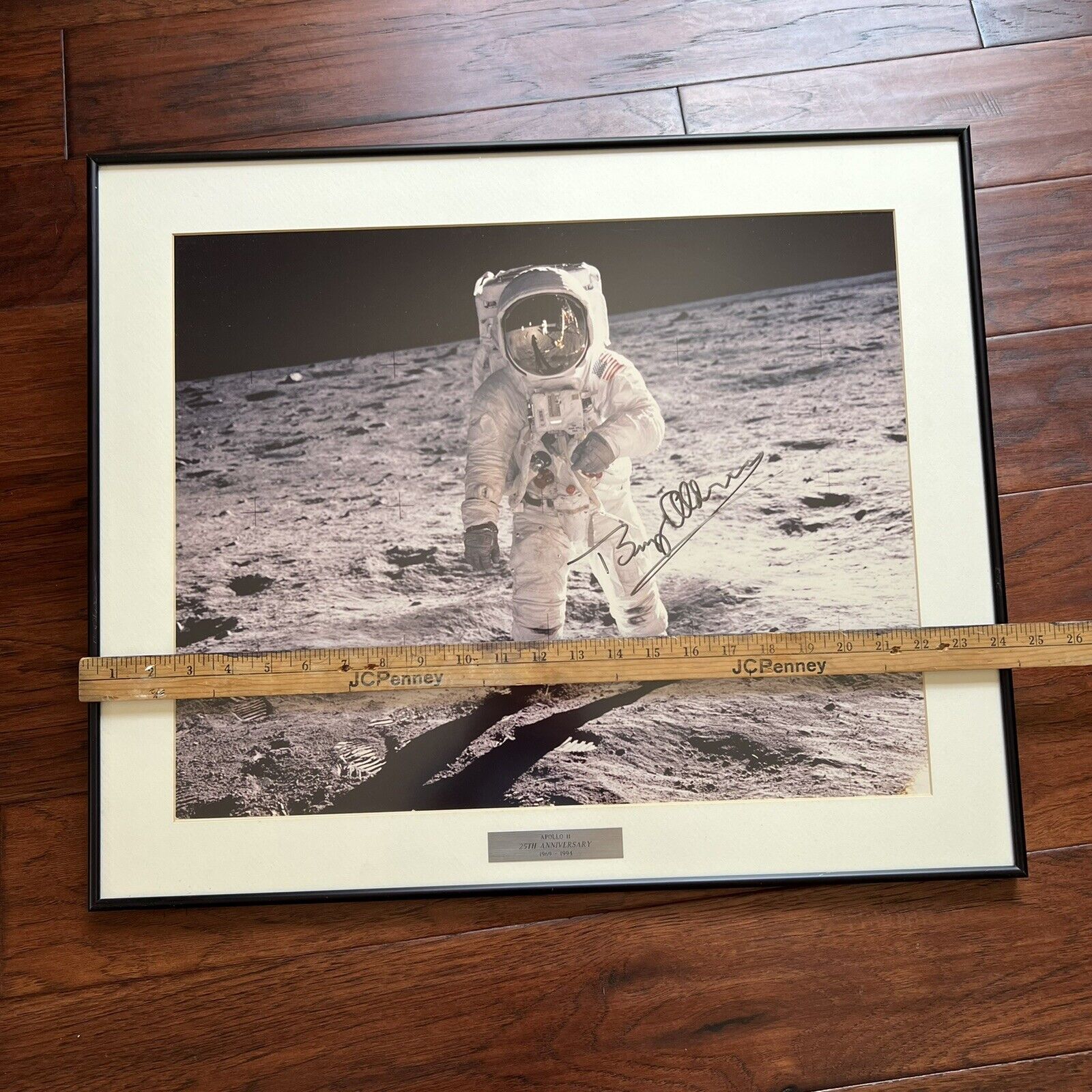 BUZZ ALDRIN * JSA LOA * 16x20 Autograph Photo Signed Apollo 11 Visor Shot Poster