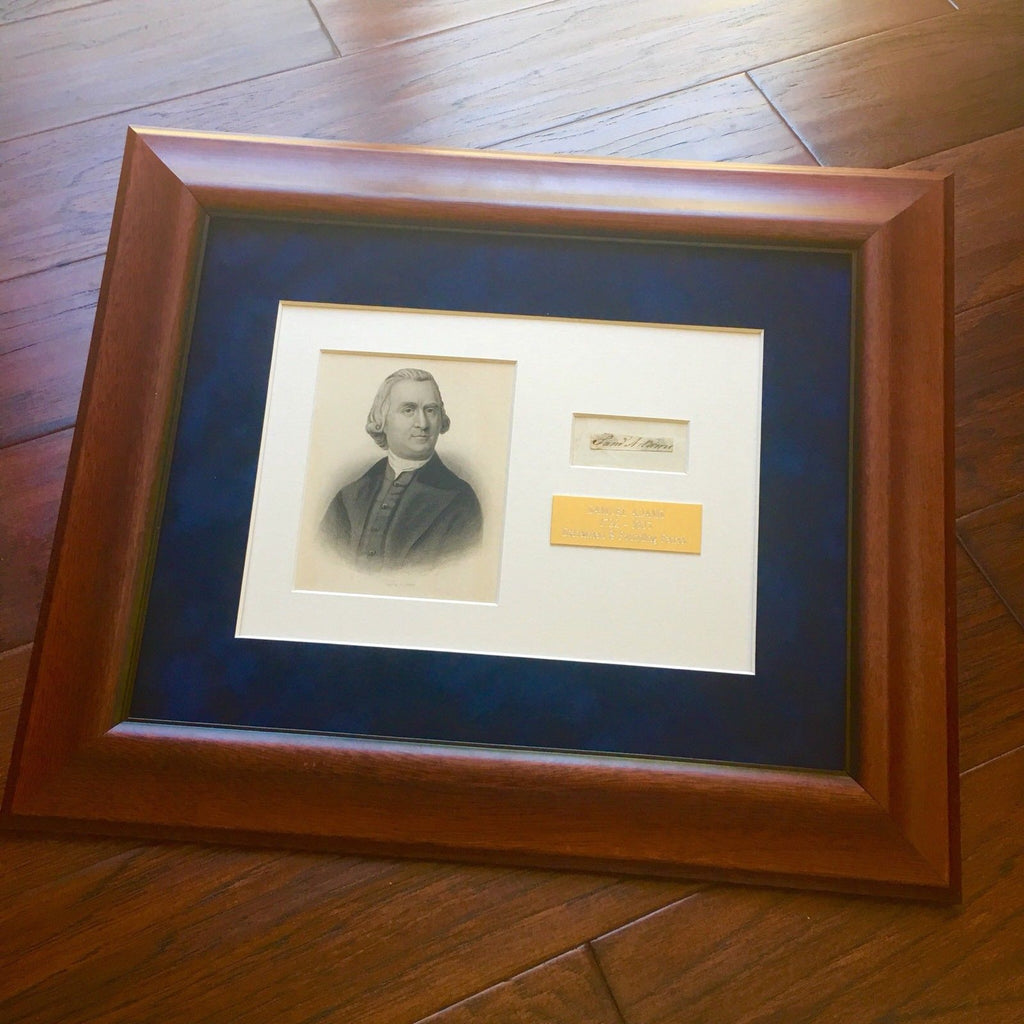 SAMUEL ADAMS * Scarce AUTOGRAPH Cut Signature SIGNED * Declaration Independence