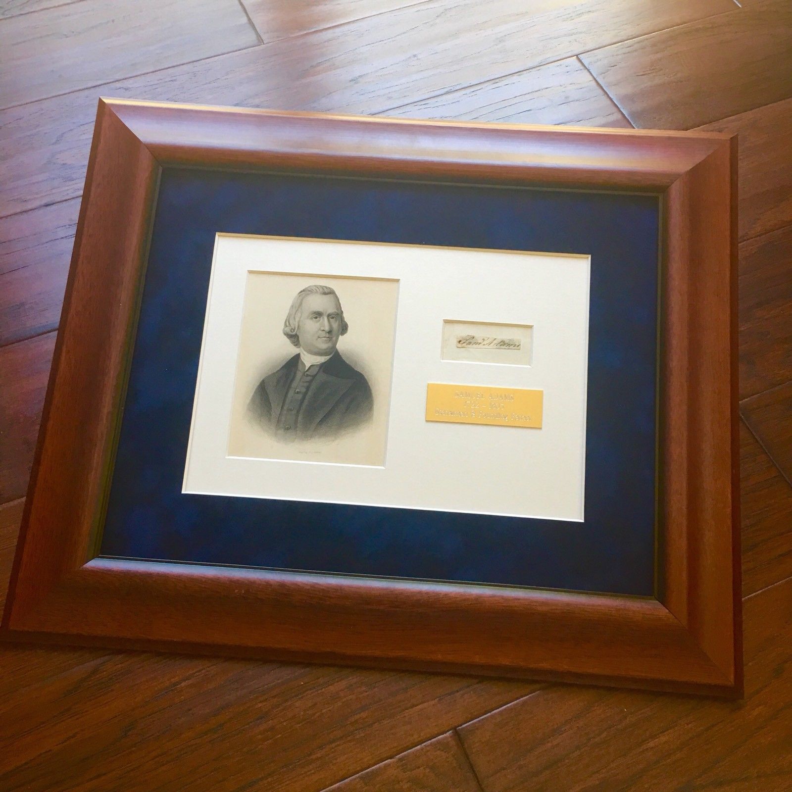 SAMUEL ADAMS * Scarce AUTOGRAPH Cut Signature SIGNED * Declaration Independence