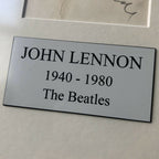 JOHN LENNON * JSA LOA * Autograph 1960’s Card Signature Signed * The Beatles