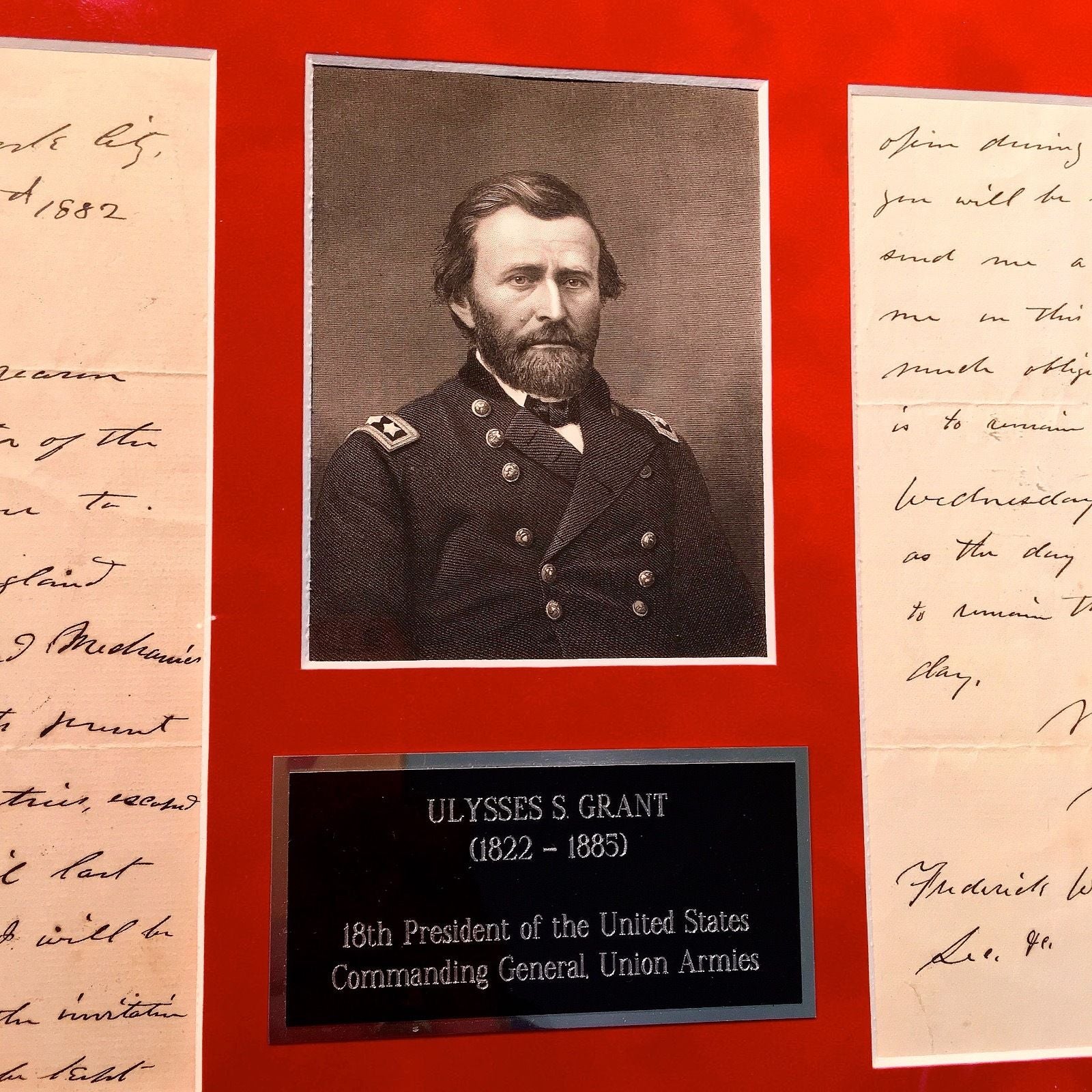 ULYSSES S. GRANT * PSA/DNA * Rare 2 Page ALS* AUTOGRAPH Letter SIGNED