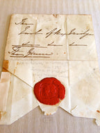 QUEEN VICTORIA * HAND SIGNED Envelope * Autographed "The Queen" * WAX SEAL