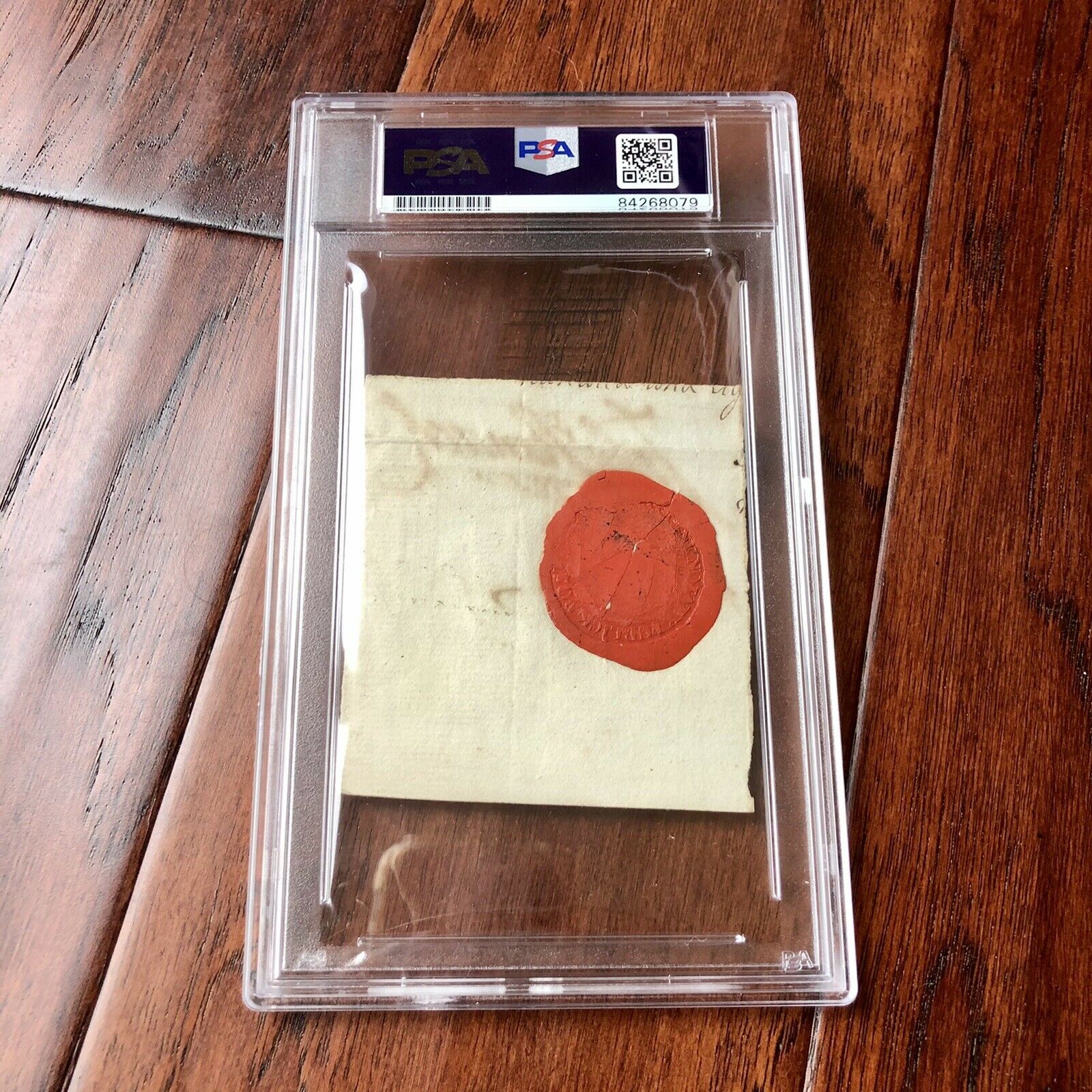 JOHN HANCOCK * PSA/DNA Slab * Handwritten Autograph Signed Encapsulated *