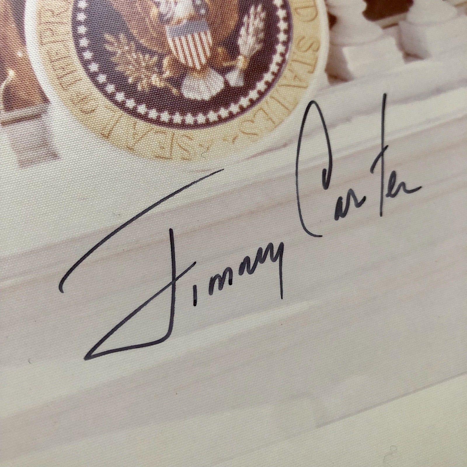 Jimmy CARTER & Gerald FORD * PSA/DNA * AUTOGRAPH Inauguration Day SIGNED PHOTO