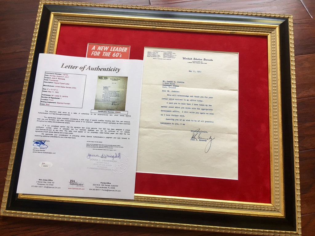 JOHN F. KENNEDY * JSA COA * Scarce Authentic JFK AUTOGRAPH Signed * President