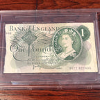 PAUL MCCARTNEY * BAS BECKETT * Autograph One Pound Note Signed * The Beatles