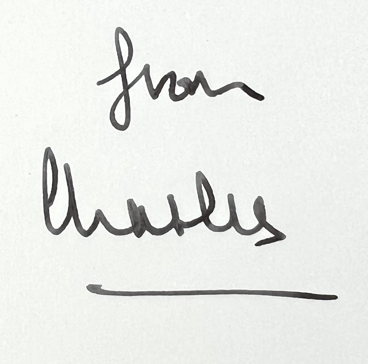 KING CHARLES III * PSA/DNA * Signed 1978 Christmas Card Autograph * Prince