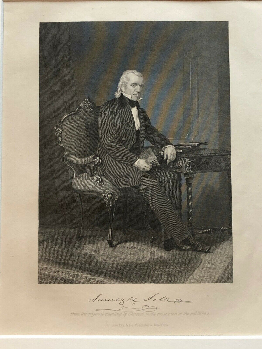 JAMES K. POLK * BAS COA * Scarce AUTOGRAPH Envelope SIGNED * 11th President