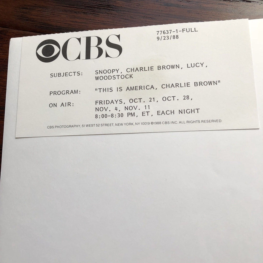 CHARLES M. SCHULZ * Autograph CBS CHARLIE BROWN Photo Signed * RR Auction COA