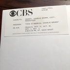 CHARLES M. SCHULZ * Autograph CBS CHARLIE BROWN Photo Signed * RR Auction COA