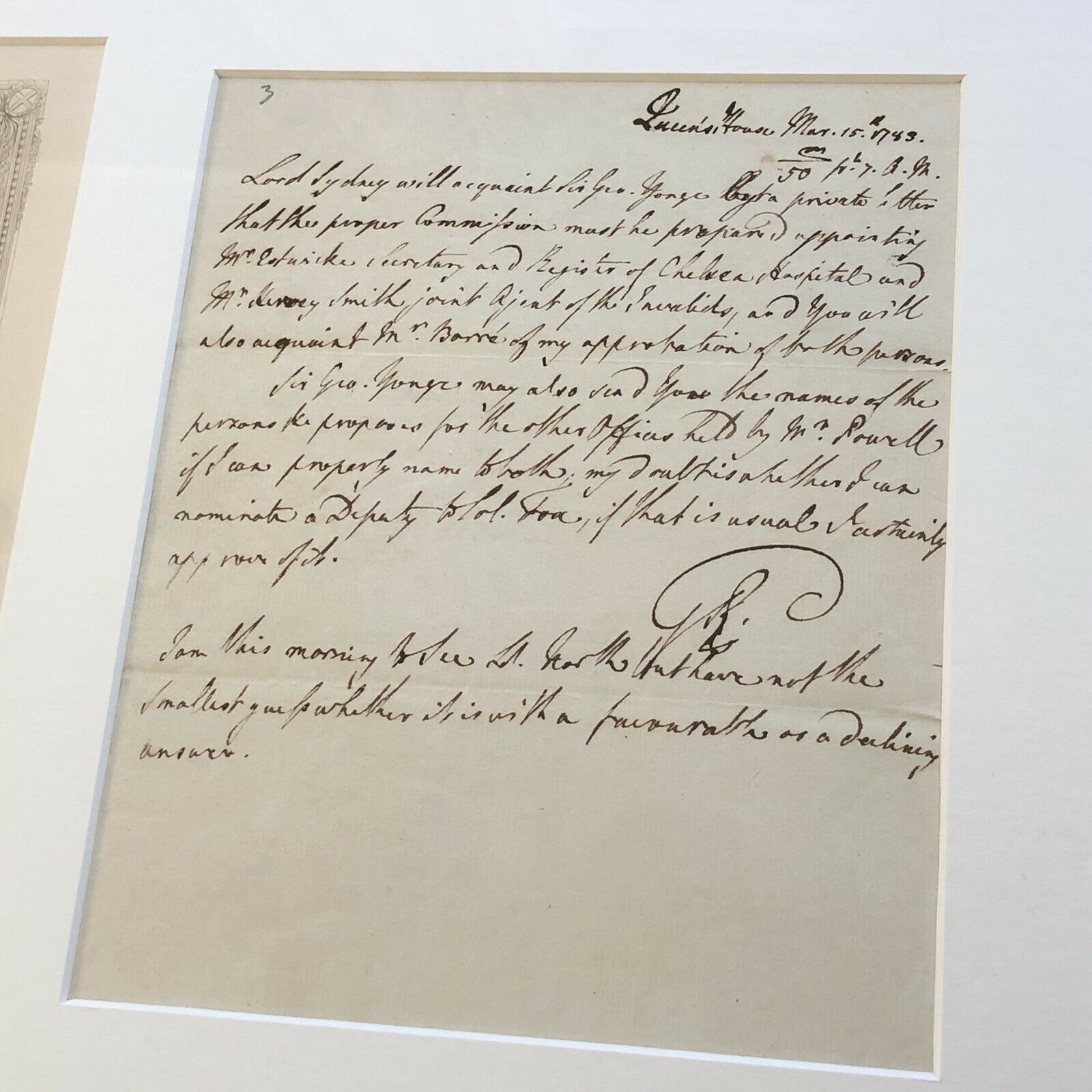 KING GEORGE III * BAS LOA * Revolutionary War Date Autograph Letter Signed