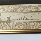 THOMAS EDISON * BAS BECKETT MINT 9 * Signed Unpersonalized Bust Photo Autograph