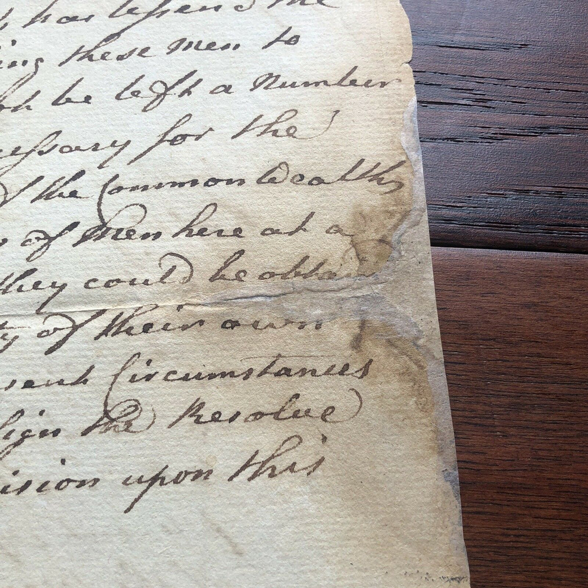 JOHN HANCOCK * JSA * Handwritten Draft Reinforcing Troops * No Autograph Signed