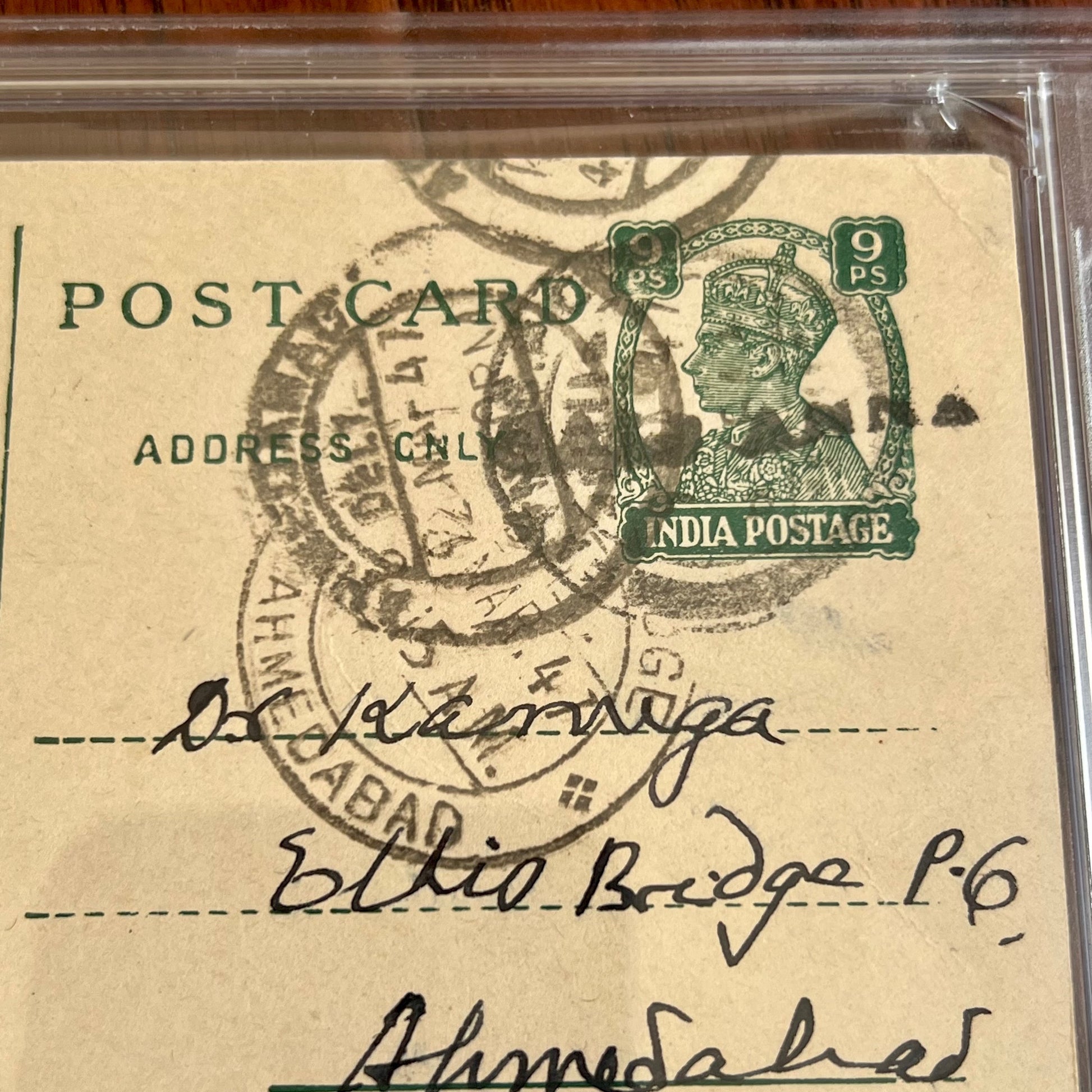 MAHATMA GANDHI * PSA/DNA * Signed Advice Letter Re: Sorrow & Happiness Autograph