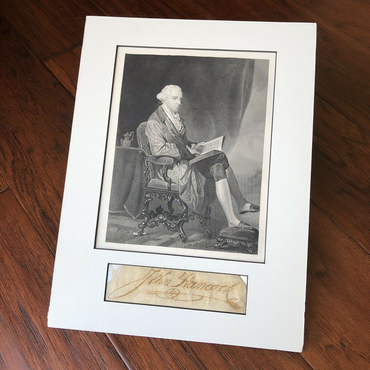 JOHN HANCOCK * PSA/DNA Charles Hamilton COA * BOLD AUTOGRAPH Signature * Signed