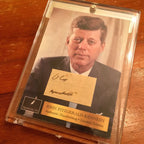 JOHN F. KENNEDY 2 Authentic HANDWRITTEN WORDS