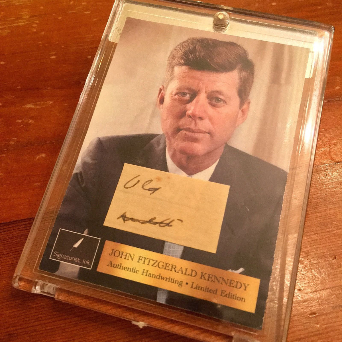 JOHN F. KENNEDY 2 Authentic HANDWRITTEN WORDS