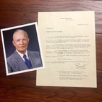 DWIGHT EISENHOWER * RE-ELECTION SPEECH * As Pres * Autograph Signed * JSA COA