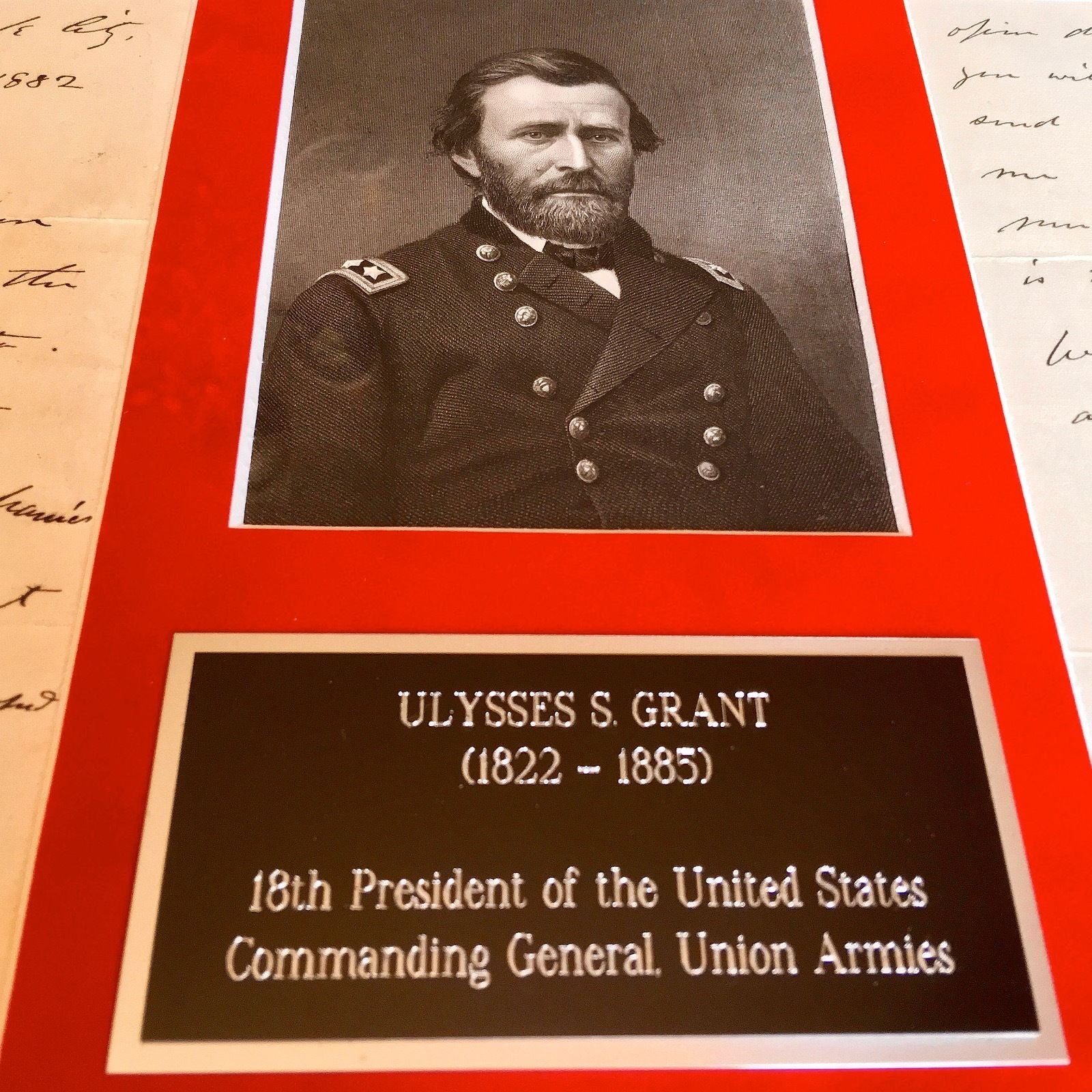 ULYSSES S. GRANT * PSA/DNA * Rare 2 Page ALS* AUTOGRAPH Letter SIGNED