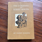 HARRY HOUDINI * PSA/DNA * Signed "Handcuff Houdini" Autograph Unmasking Book
