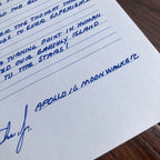 CHARLIE DUKE * JSA LOA * Lunar Voyager Autograph Letter Signed * Apollo 16