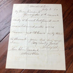 JAMES A GARFIELD * JSA LOA * Autograph Letter Signed During 1880 Election
