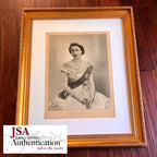 QUEEN ELIZABETH II * JSA LOA * Signed 16x22 Coronation Year Autograph Portrait *