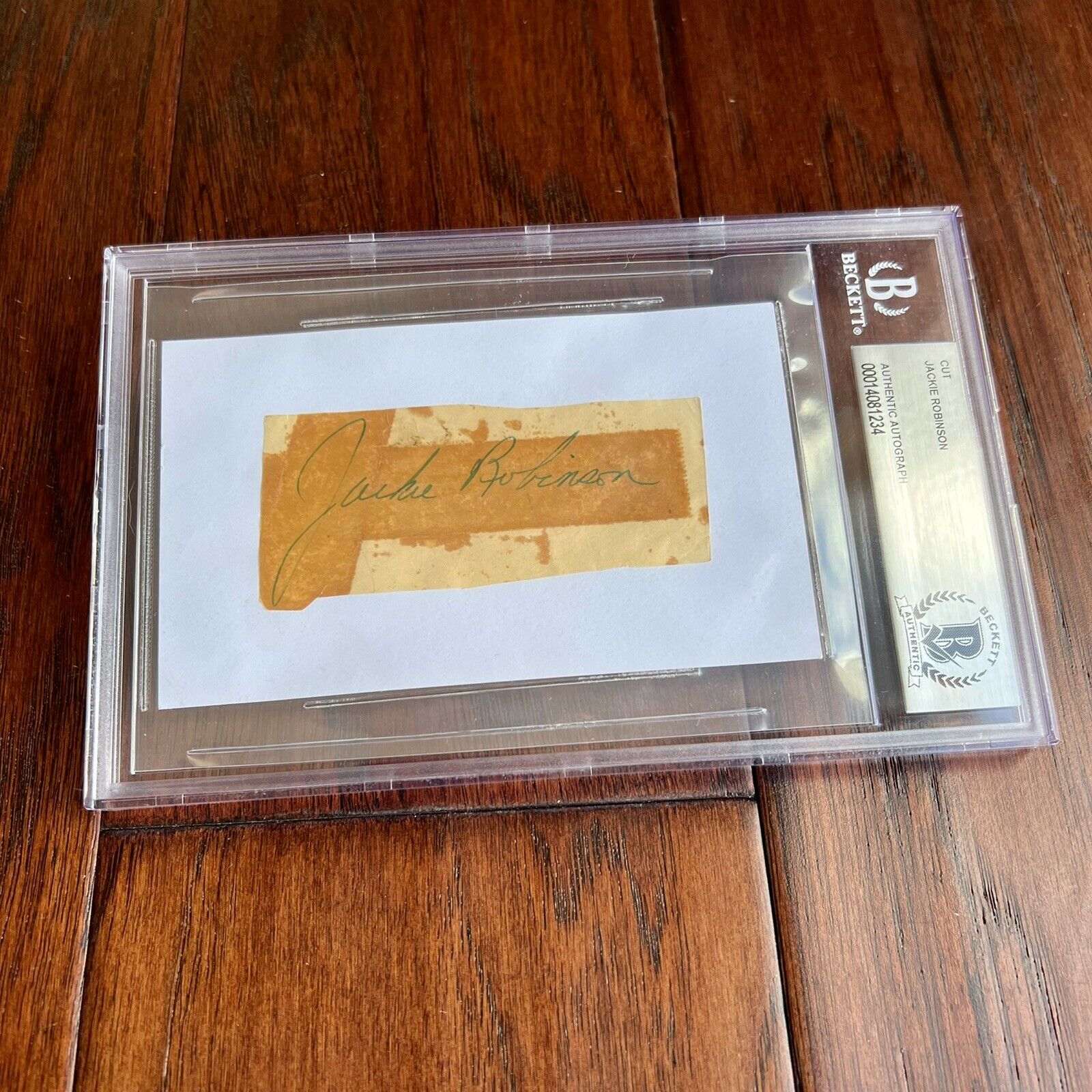 JACKIE ROBINSON & 25+ Others * Beckett BAS * Autograph Cut Signature Signed