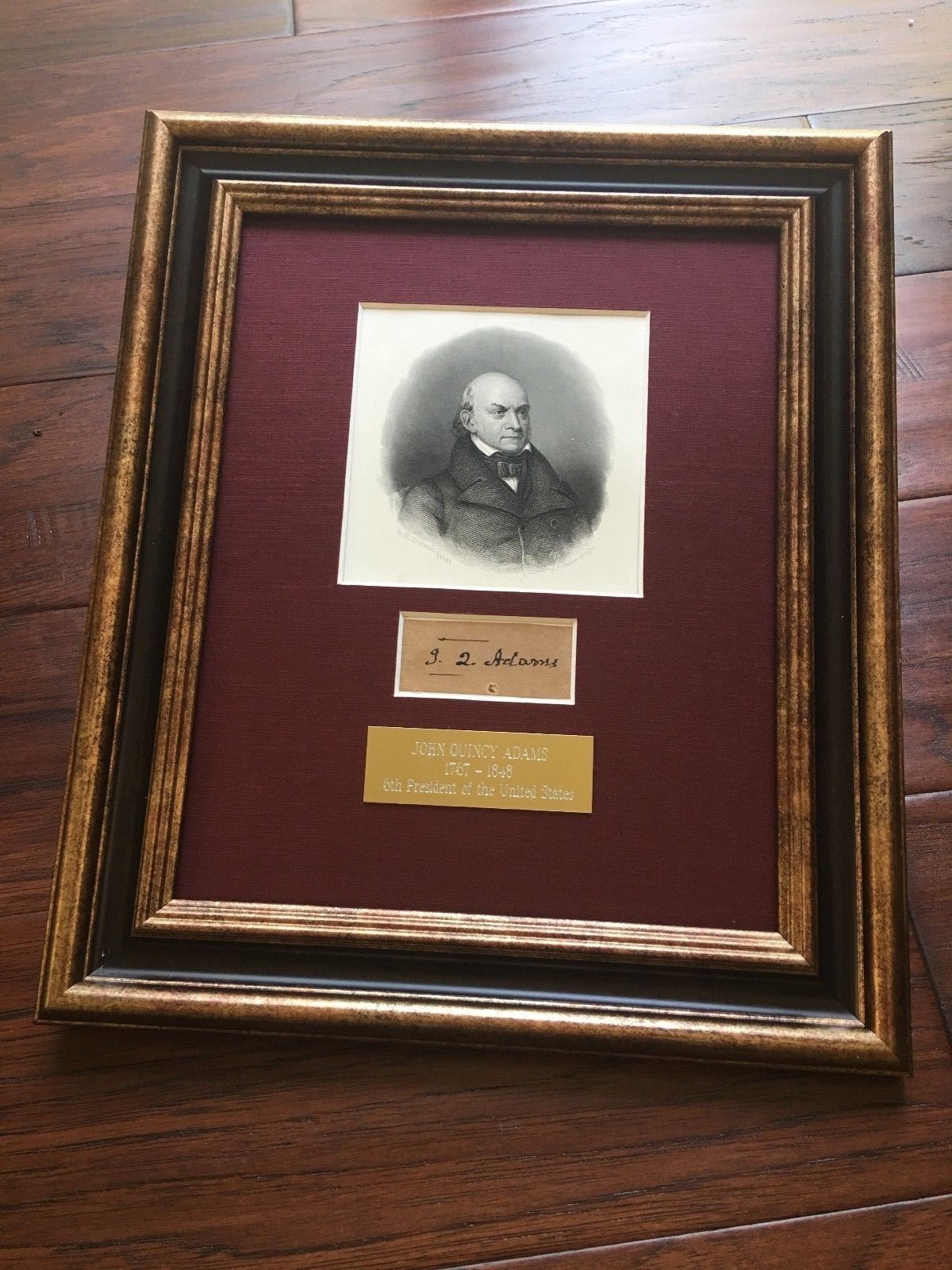 JOHN QUINCY ADAMS * PSA/DNA * Authentic AUTOGRAPH * SIGNED Clipped Free Frank