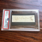 JAMES A. GARFIELD * PSA/DNA Slabbed * Autograph Free Frank Signed * President