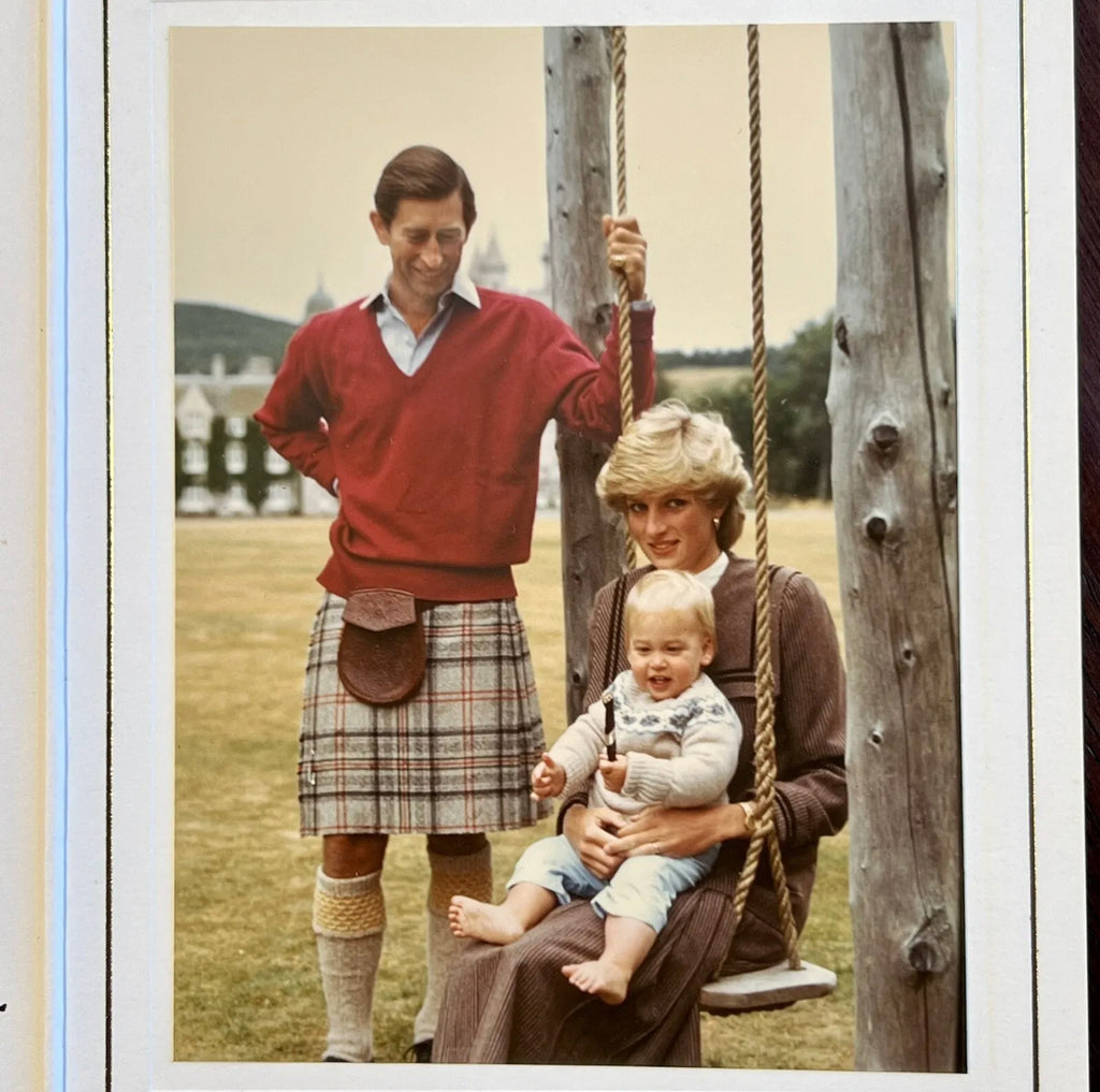 KING CHARLES III and PRINCESS DIANA * JSA * Signed 1983 Christmas Card Autograph
