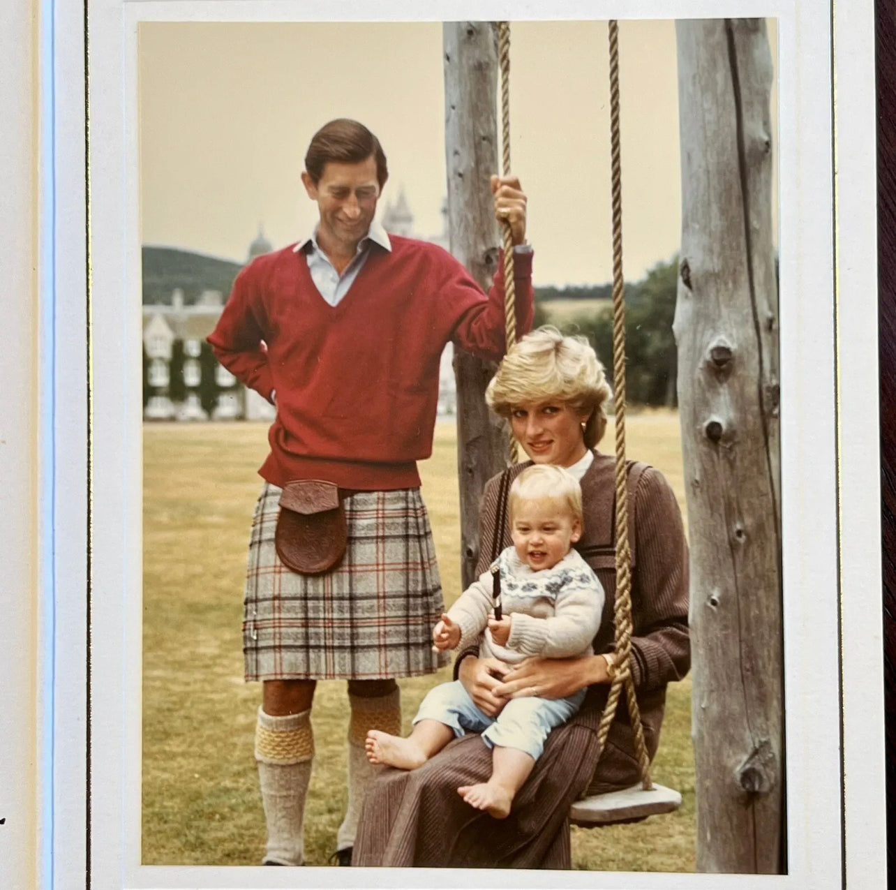 KING CHARLES III and PRINCESS DIANA * JSA * Signed 1983 Christmas Card Autograph