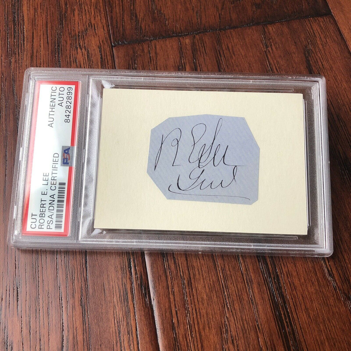 ROBERT E. LEE * PSA/DNA Slabbed * Signed Autograph Handwritten Rank as General *