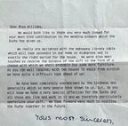 PRINCESS DIANA & KING CHARLES * PSA * Autograph WEDDING GIFT Letter Signed 1981