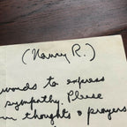 RONALD REAGAN * BAS * Handwritten AUTOGRAPH Condolence Letter SIGNED