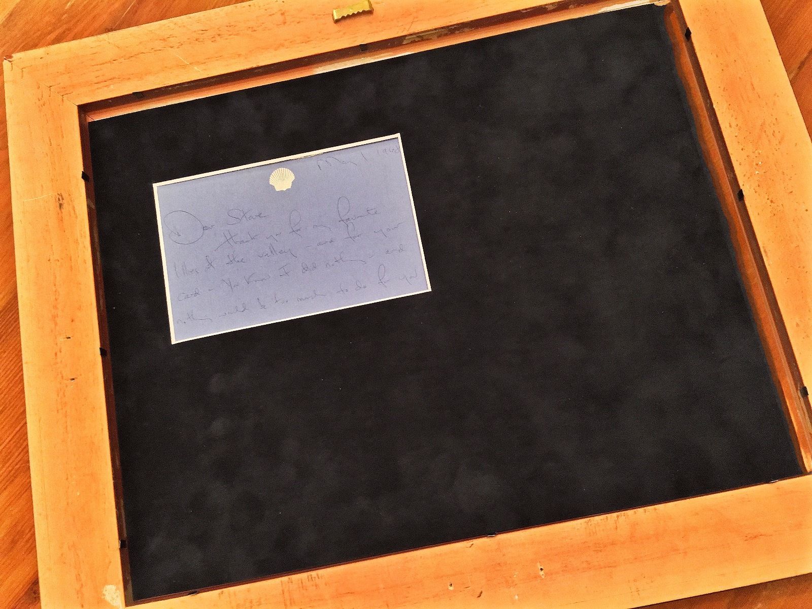 Jacqueline Kennedy Autograph Letter Signed to Her Florist on a Note card