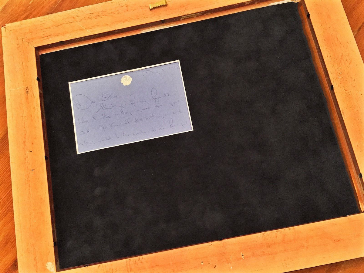 Jacqueline Kennedy Autograph Letter Signed to Her Florist on a Note card