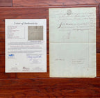 LOUIS XVI * JSA LOA * Beheaded King Signed Excessive Spending Document Autograph